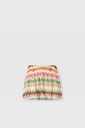 Missoni Mini gonna a palloncino con motivo floreale astratto, Donna