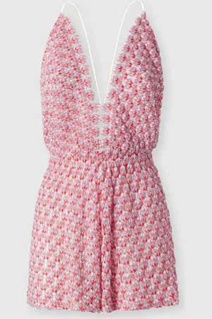 Missoni Tuta corta in pizzo con schiena scoperta, Donna