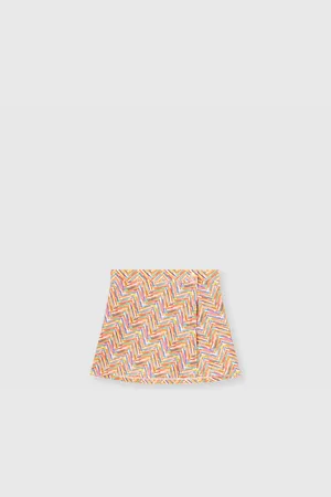 Missoni Pareo copricostume stampa zig zag, Bambina