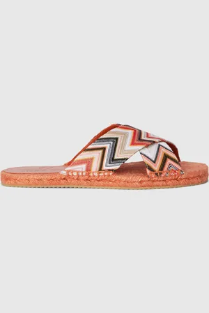 Missoni Espadrillas flat slip on motivo zig zag, Donna