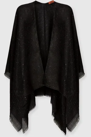 Missoni Mantella in misto viscosa con dettagli luminosi, Donna