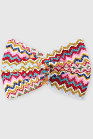 Missoni Fascia per capelli in maglia ondulata, Donna