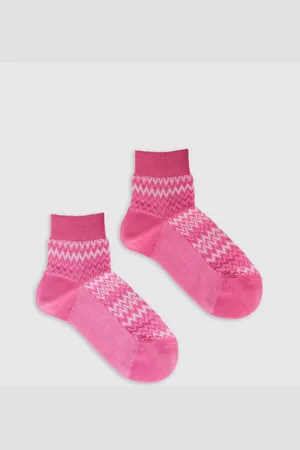 Missoni Calzini corti misto cotone zig zag, Donna