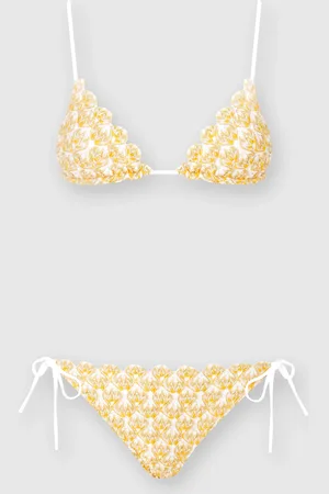 Missoni Bikini trangolo in pizzo con lamé, Donna