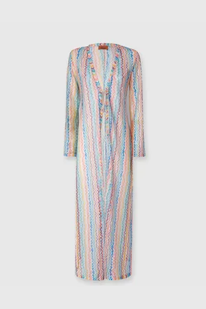 Missoni Copricostume cardigan lungo con scollo a V, Donna