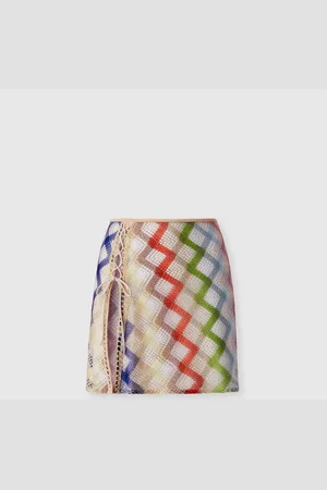 Missoni Gonna corta in misto viscosa e lamé, Donna