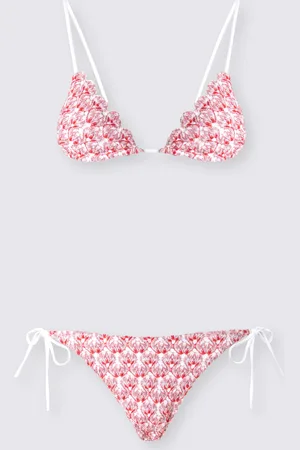 Missoni Bikini trangolo in pizzo con lamé, Donna