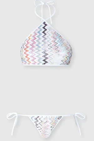 Missoni Bikini con scollo all’americana e paillettes, Donna