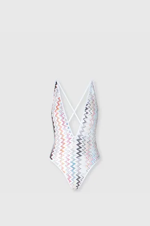 Missoni Costume intero con scollo a V e paillettes, Donna