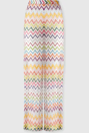 Missoni Pantaloni palazzo con elastico in vita, Donna