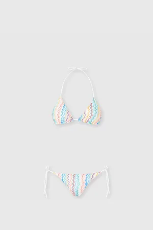 Missoni Bikini classico con motivo zig zag, Donna