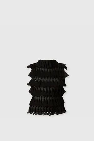 Missoni Top senza maniche con balze, Donna