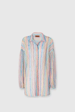 Missoni Camicia oversize con maniche a sbuffo, Donna