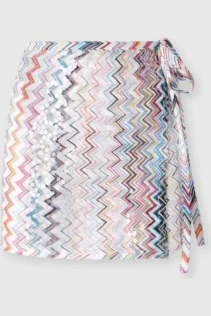 Missoni Minigonna pareo in misto viscosa, Donna