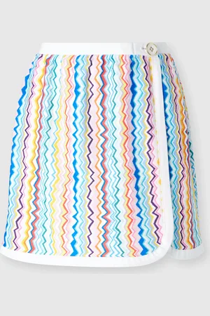 Missoni Minigonna a portafoglio con motivo a zig zag, Donna