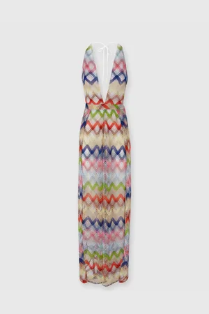Missoni Tuta lunga in misto viscosa e rete, Donna