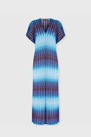 Missoni Copricostume lungo con scollo a V, Donna