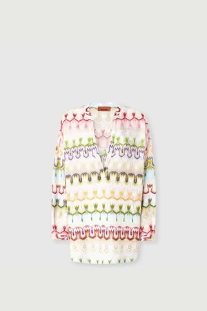 Missoni Blusa oversize alla coreana in pizzo, Donna