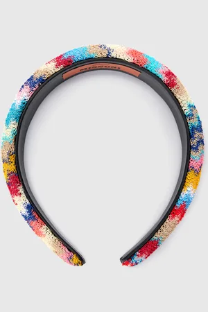 Missoni Cerchietto in maglia motivo chevron, Donna