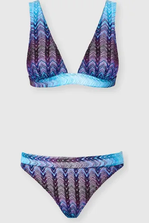 Missoni Bikini bralette con motivo zig zag, Donna