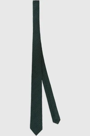 Missoni Cravatta misto cotone e viscosa zig zag, Uomo