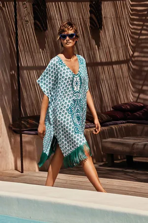 VACANZE ITALIANE PONCHO LUNGO SMERALDO