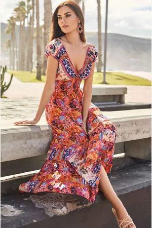 David Beachwear ABITO LUNGO FLOREALE