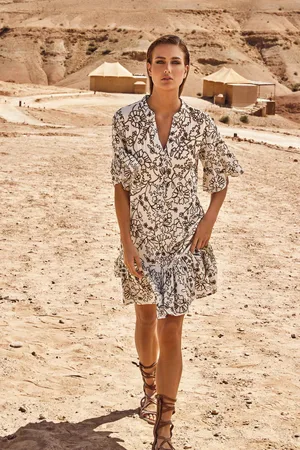 David Beachwear ABITO CON RICAMI ARTIGIANALI