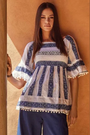 David Beachwear TOP RIGHE DI MAIOLICHE