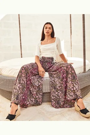 ICONIQUE PANTALONI MOTIVO JACQUARD