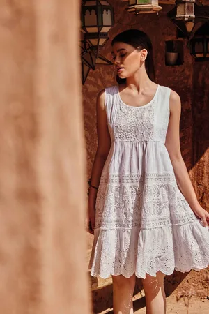 David Beachwear ABITO IN PREGIATO PIZZO SANGALLO