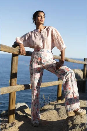 Luna Llena PANTALONE INTARSI E MERLETTI
