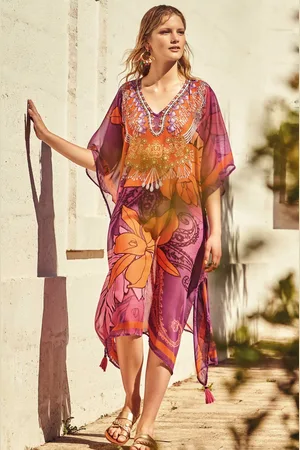 VACANZE ITALIANE PONCHO FLOREALE