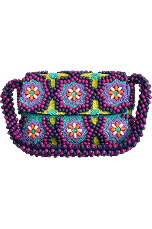 ICONIQUE BORSA PERLINE FLOREALI PARIS