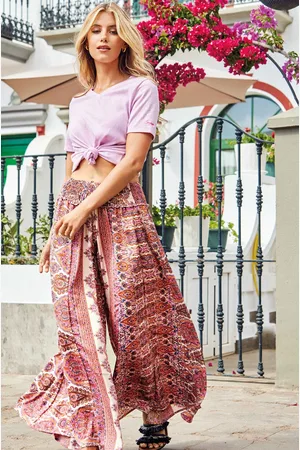 ICONIQUE PANTALONI FANTASIA ETNICA