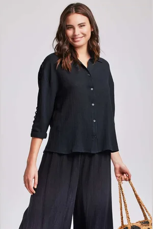 ICONIQUE CAMICIA CON MERLETTO INTARSIATO