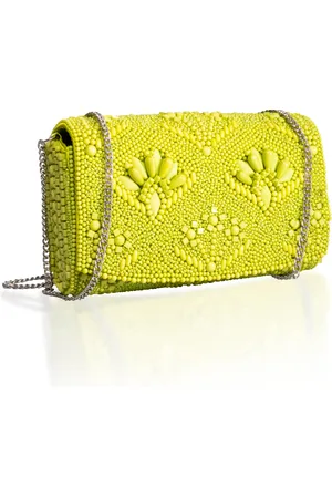 ICONIQUE POCHETTE DI PERLINE CON TRACOLLA