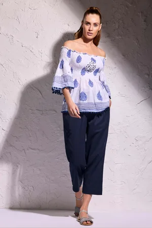 ICONIQUE PANTALONI MISTO LINO