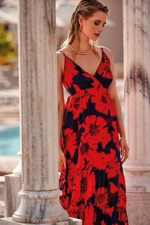 David Beachwear ABITO LUNGO CON SPALLINE ROXANA