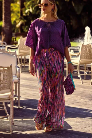VACANZE ITALIANE PANTALONI PALAZZO INES
