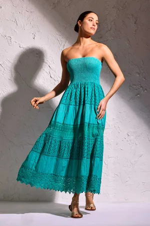 David Beachwear ABITO LUNGO A FASCIA IN PIZZO PARTENOPE