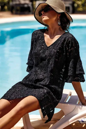 David Beachwear ABITO TRAFORATO IN PIZZO ORELIA