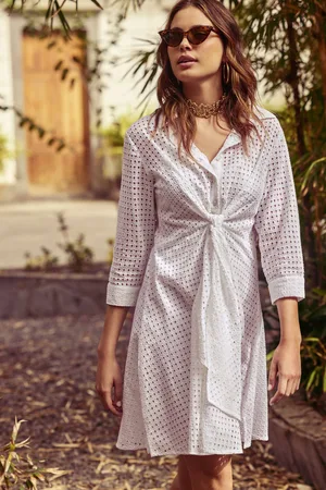 ICONIQUE ABITO CAMICIA CON NODO IN VITA