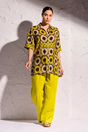 David Beachwear PANTALONI A GAMBA LARGA PERLA