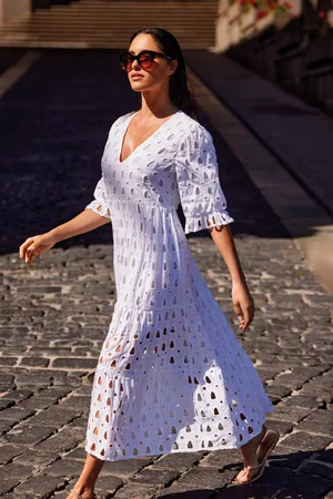 David Beachwear ABITO LUNGO IN PIZZO SANGALLO MIRANDA