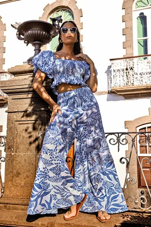 David Beachwear PANTALONI PALAZZO SARABI