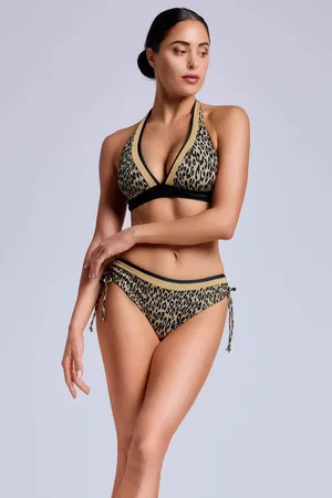 David BIKINI A TRIANGOLO LEOPARDATO