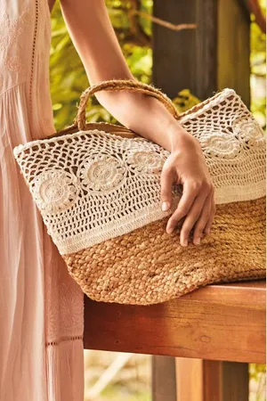 ICONIQUE BORSA JUTA LAURYN
