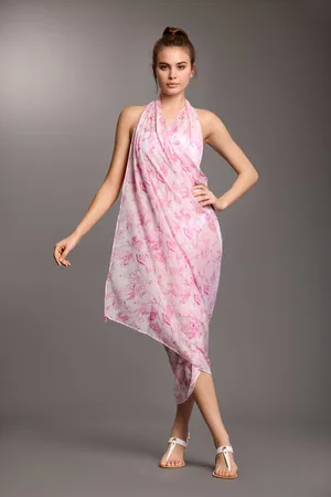 ICONIQUE PAREO FOULARD ROSE