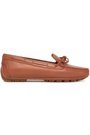 Mocassino Donna Geox D Cosmopolis + Grip - Camoscio, Suola In Gomma, Comodi Ed Eleganti